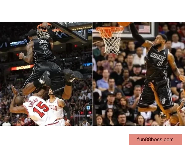 詹姆斯昨日惊艳暴扣起跳三点二米入网速度近五十公里